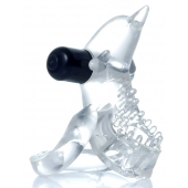 Прозрачное эрекционное виброкольцо с дельфином - Boys of Toys - в Северске купить с доставкой