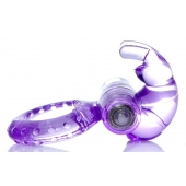 Сиреневое эрекционное виброкольцо с клиторальным зайчиком - Boys of Toys - в Северске купить с доставкой