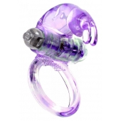 Сиреневое эрекционное виброкольцо с клиторальным зайчиком - Boys of Toys - в Северске купить с доставкой