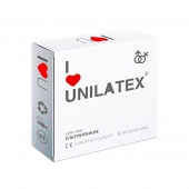 Ультратонкие презервативы Unilatex Ultra Thin - 3 шт. - Unilatex - купить с доставкой в Северске
