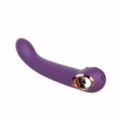 Фиолетовый силиконовый вибратор - 22,1 см. - Secwell