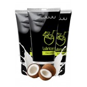 Набор из 3 съедобных лубрикантов JUJU со вкусом кокоса - JuJu - купить с доставкой в Северске