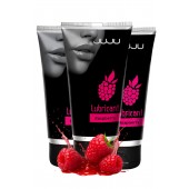 Набор из 3 съедобных лубрикантов JUJU со вкусом малины - JuJu - купить с доставкой в Северске