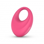 Розовое интерактивное эрекционное виброкольцо Leo - Easy toys - в Северске купить с доставкой