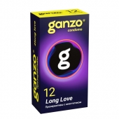 Презервативы с анестетиком для продления удовольствия Ganzo Long Love - 12 шт. - Ganzo - купить с доставкой в Северске