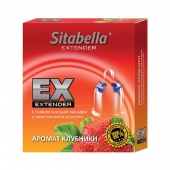 Стимулирующая насадка Sitabella Extender  Клубника - Sitabella - купить с доставкой в Северске