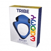 Синее эрекционное кольцо Wooomy Tribeс с вибрацией - Adrien Lastic - в Северске купить с доставкой