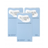 Набор из 3 упаковок ультратонких презервативов Pleasure Lab (по 12 шт.) - Pleasure Lab - купить с доставкой в Северске