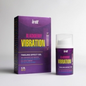 Стимулирующий гель с эффектом вибрации Blackberry Vibration - 15 мл. - INTT - купить с доставкой в Северске