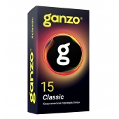 Классические презервативы с обильной смазкой Ganzo Classic - 15 шт. - Ganzo - купить с доставкой в Северске