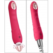 Малиновая насадка на душ с вибрацией Showers to orgasm - 20,1 см. - Orion - купить с доставкой в Северске