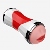 Двусторонний мастурбатор в колбе Power Grip Cup - вагина и ротик - Boys of Toys - в Северске купить с доставкой