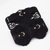 Фигурный набор для БДСМ-игр с узорами и золотистой фурнитурой - Crazy Handmade - купить с доставкой в Северске