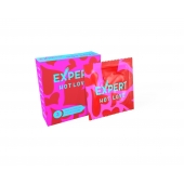 Презервативы с разогревающим эффектом Expert Hot Love - 3 шт. - Expert - купить с доставкой в Северске