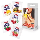 Набор из 5 саше съедобных смазок Tutti-Frutti - Биоритм - купить с доставкой в Северске