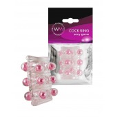 Прозрачная сквозная насадка на пенис с цветными шариками - Erowoman-Eroman - в Северске купить с доставкой