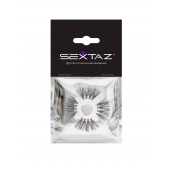 Эластичное эрекционное кольцо с черными «ресничками» - Sextaz - в Северске купить с доставкой