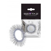 Круглое эрекционное кольцо с «ресничками» - Sextaz - в Северске купить с доставкой