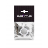 Эластичное кольцо с «ресничками» и 4 шариками - Sextaz - в Северске купить с доставкой