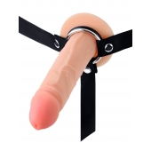 Мужской полый страпон на регулируемых ремнях - 18,5 см. - Sex Expert - купить с доставкой в Северске