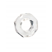 Прозрачное эрекционное кольцо в форме гайки - Sex Expert - в Северске купить с доставкой