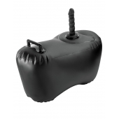 Черное надувное кресло с платформой для фиксации дилдо Body Dock Inflatable Love Seat - Pipedream - купить с доставкой в Северске