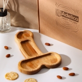 Деревянное блюдо для подачи в форме члена (25 х 16,5 х 1,7 см) - Сима-Ленд - купить с доставкой в Северске