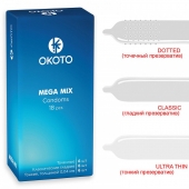 Презервативы OKOTO Mega Mix - 18 шт. - Sitabella - купить с доставкой в Северске