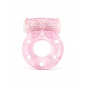 Розовое эрекционное виброкольцо с бабочкой - 1137 - в Северске купить с доставкой