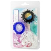 Набор из 3 эрекционных колец разного цвета и рельефа - Boys of Toys - в Северске купить с доставкой