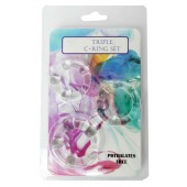 Набор из 3 эрекционных прозрачных колец - Boys of Toys - в Северске купить с доставкой