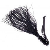 Черная силиконовая плетка - 25,4 см. - Boys of Toys - купить с доставкой в Северске