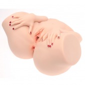 Телесный мастурбатор-полуторс Barbie - Naked Factory - в Северске купить с доставкой