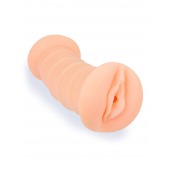 Телесный двусторонний мастурбатор с вибропулей и эрекционными кольцами в комплекте - Sexy Girl - в Северске купить с доставкой