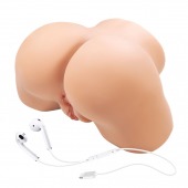 Телесный мастурбатор Olivia с 2 любовными отверстиями - Baile - в Северске купить с доставкой