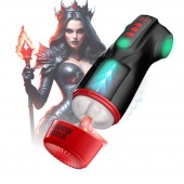 Интерактивный мастурбатор Raven с вакуумом, вибрацией и подсветкой - Shots Media BV - в Северске купить с доставкой