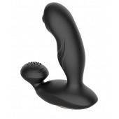 Черный вибромассажер простаты с вращающимся шариком - Secwell - в Северске купить с доставкой