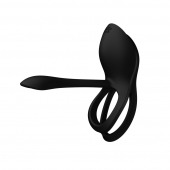 Черное эрекционное виброкольцо Bayek с пультом ДУ - Zalo - в Северске купить с доставкой