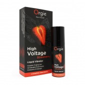Жидкий вибратор Orgie High Voltage Strawberry - 15 мл. - ORGIE - купить с доставкой в Северске
