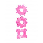 Комплект из 3 розовых эрекционных колец - Erowoman-Eroman - в Северске купить с доставкой