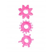 Комплект из трех розовых эрекционных колец - Erowoman-Eroman - в Северске купить с доставкой