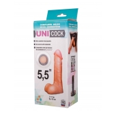 Фаллическая насадка Харнесс UNICOCK 5,5  - 17 см. - LOVETOY (А-Полимер) - купить с доставкой в Северске