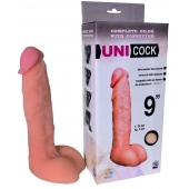 Фаллическая насадка Харнесс UNICOCK 9  - 24 см. - LOVETOY (А-Полимер) - купить с доставкой в Северске