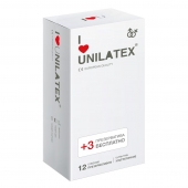 Ультратонкие презервативы Unilatex Ultra Thin - 12 шт. + 3 шт. в подарок - Unilatex - купить с доставкой в Северске