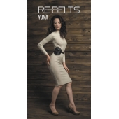 Пояс с клёпками Yona Black - Rebelts - купить с доставкой в Северске