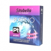 Стимулирующая насадка со спиралью из усиков Platino  Шторм - Sitabella - купить с доставкой в Северске