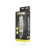 Прозрачная насадка с петлёй для фиксации - 14 см. - ToyFa - в Северске купить с доставкой