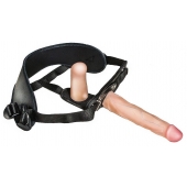 Женский страпон с вагинальной пробкой Woman Strap - 18 см. - LOVETOY (А-Полимер) - купить с доставкой в Северске
