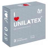 Презервативы с точками Unilatex Dotted - 3 шт. - Unilatex - купить с доставкой в Северске