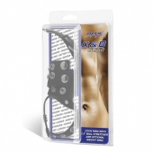 Утяжка на пенис и мошонку Cock Ring With 1.5  Ball Stretcher And Optional Weight Ring - BlueLine - купить с доставкой в Северске